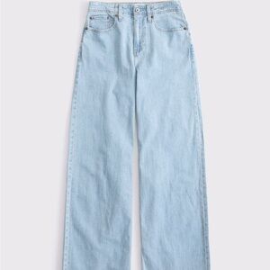 Abercrombie & Fitch High Rise Light Blue Jeans